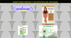 Desktop Screenshot of medistetic.direcuador.com