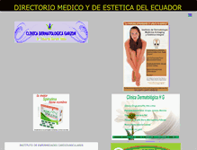 Tablet Screenshot of medistetic.direcuador.com