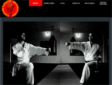 Tablet Screenshot of karate.direcuador.com
